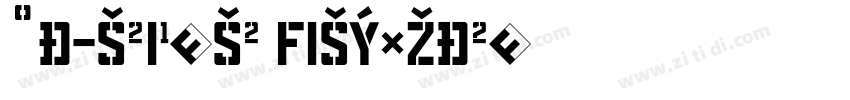 WaterTower Regular字体转换
